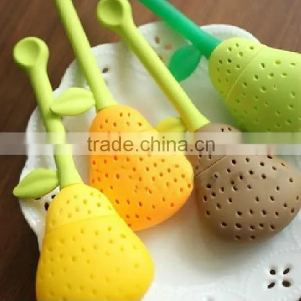 100% Food Grade Orange Pear Herbal Silicone Infusion Tea photo-2