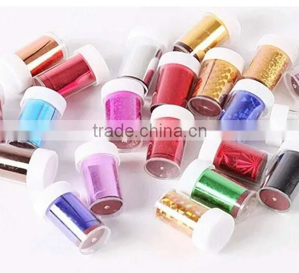 2015 New Nail Art Transfer Foil Sticker for Nail Tips Decoration Set