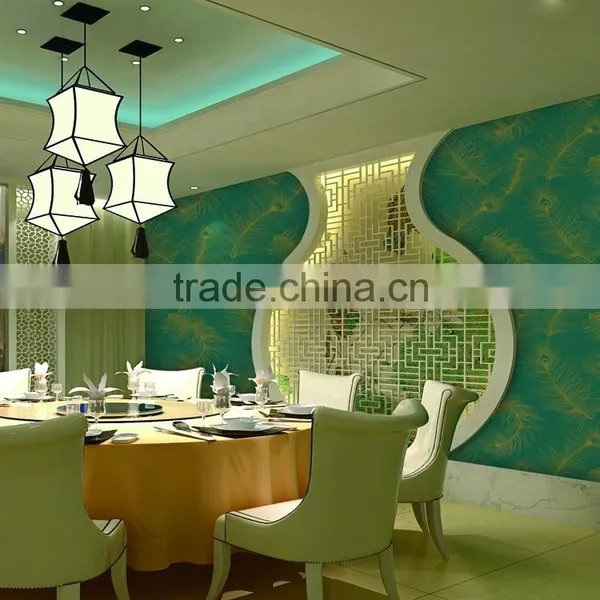 2015 New Durable Non-yellowish Nonwoven Hotel Wallpaper photo-6