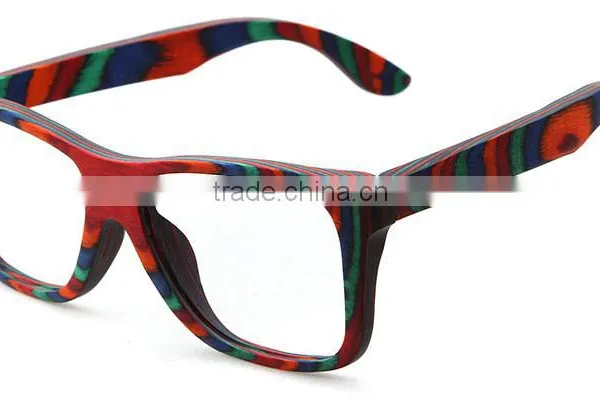 Hot Wholesale Colourful Sunglasses Skateboard Wood Sunglasses photo-2