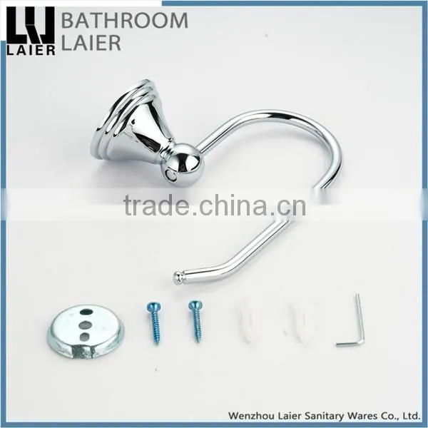 Grooming Bathroom Designs Zinc Alloy Chrome Finishing Bathroom Sanitary Items Wall Mounted Toilet Paper Holder photo-5