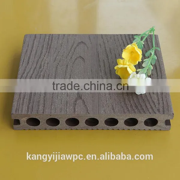 Wood Plastic Composite Outdoor Decking Flooring With Weather Resistance Features photo-2