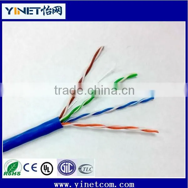 Indoor 23AWG Solid Copper UTP Cat6e Communication Network Cable 305M photo-3