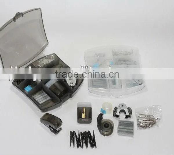 plastic mini stapler stationery set