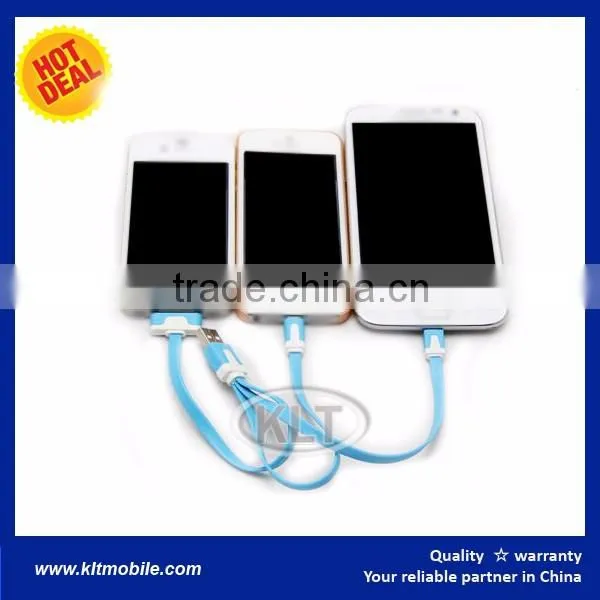 3 in 1 Usb Cable 8Pin + Micro USB + Type-C Charge Data Cable photo-2