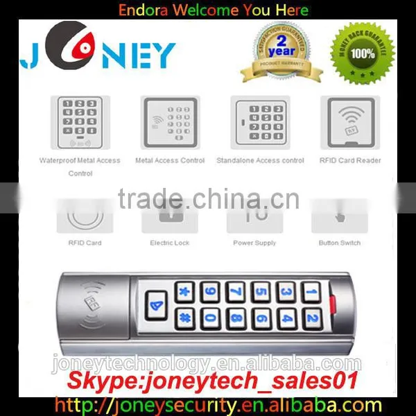 IP68 Mental Housing Vandal-proof and Keypad Access Control Security With Backlit photo-3