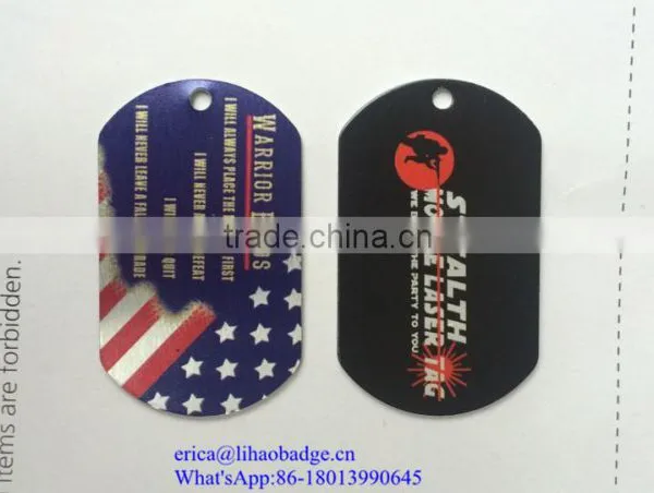 Aluminum Silkscreen Printing ID Dog Tag photo-2
