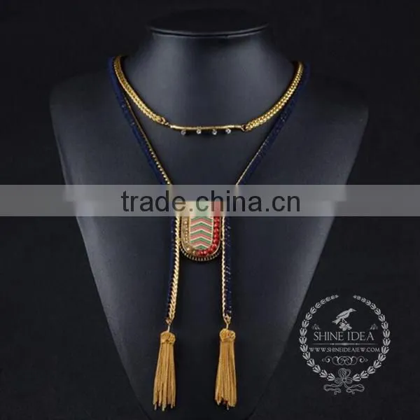 High Quality Vintage Style Chunky Statement Necklace Tin Alloy Fashion Women Pendant Necklace 6390114