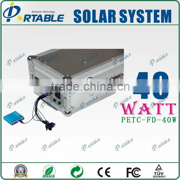 Wholesale Portable 40W Home Solar Systems photo-4