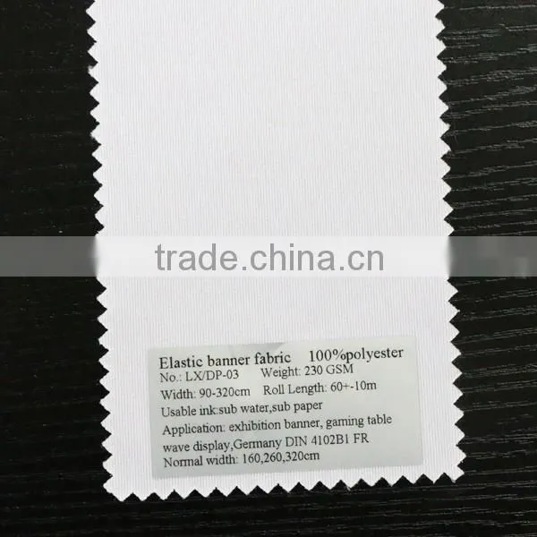 Sign and Graphic Medias Warp Knitting Spandex Fabric photo-3