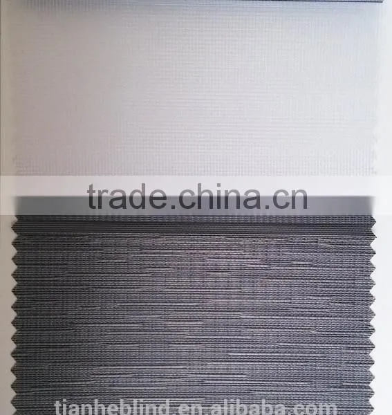 Office Motorised Pleated Zebra Blinds, Rainbow Fabric photo-4