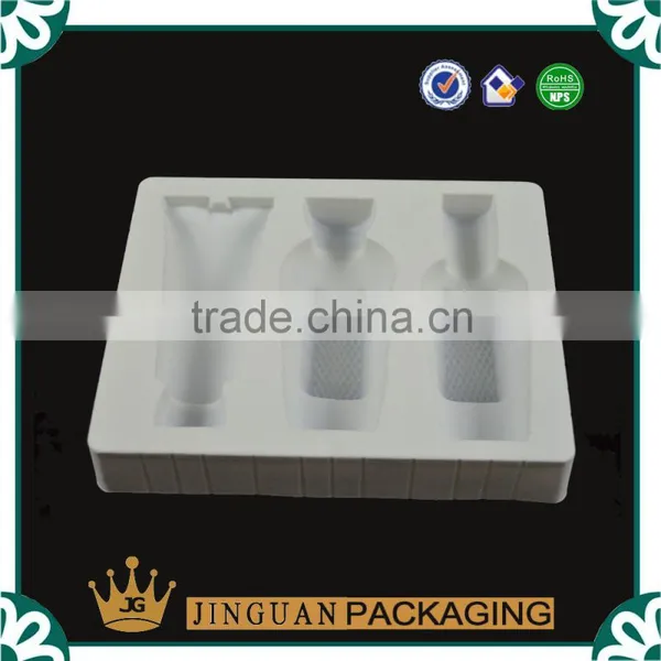 Hot Sale Packaging Disposable Black PP Flocking Plastic Cosmetic Tray Blister photo-5