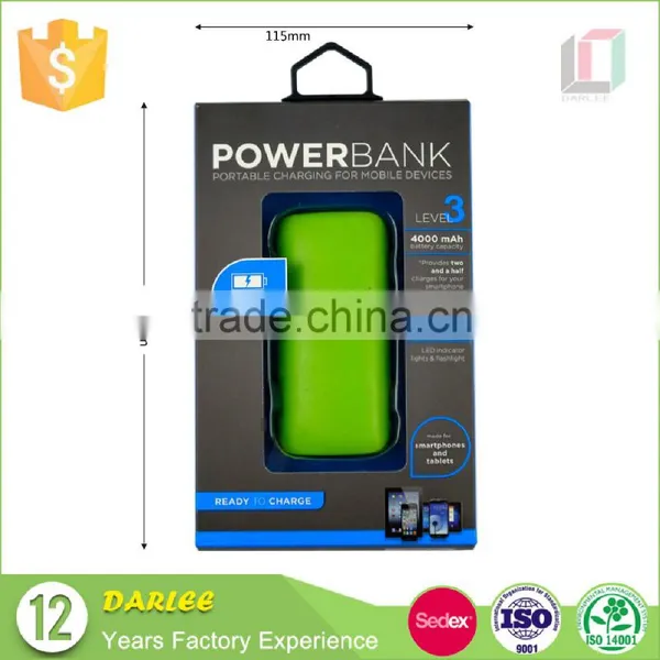 Top Quality Custom Logo Recyclable Kraft Paper Portable Power Paper Packing Boxes photo-6