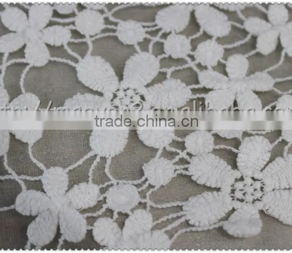2016 New Wholesale Machine Embroidery Neckline 100% Cotton Crochet Lace Collar photo-4