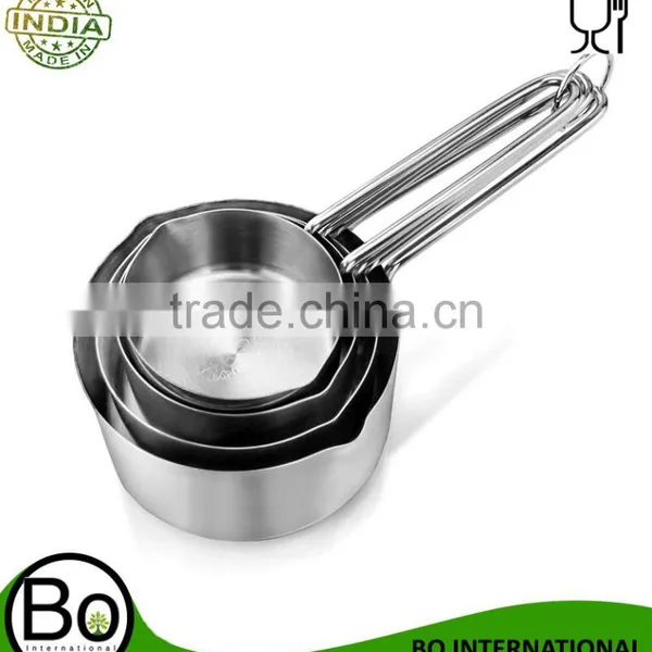 Commercial Quality Stainless Steel 4pcs Measuring Cups and Spoons Combo Set photo-2
