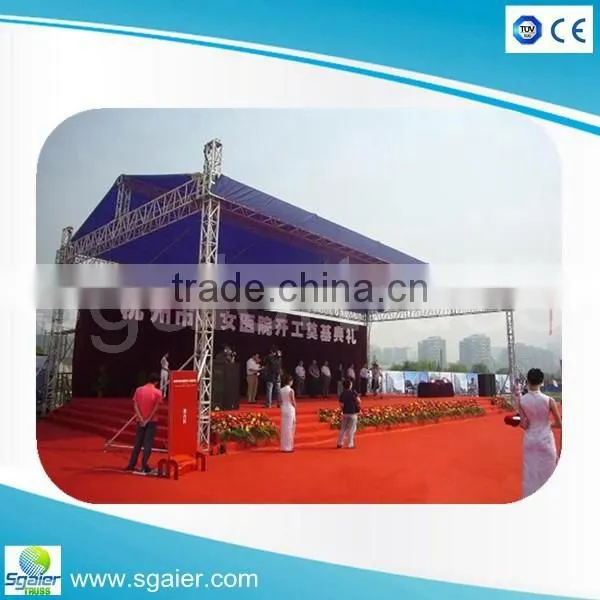 Live Concert Aluminum Pitched Roof Truss Design photo-4