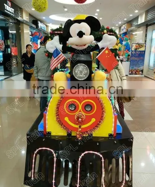 Amusement Park, Trackless Fun Train, CE Approval ,park,Shopping Mall, Indoor Outdoor Use Mini Electric Train, photo-3