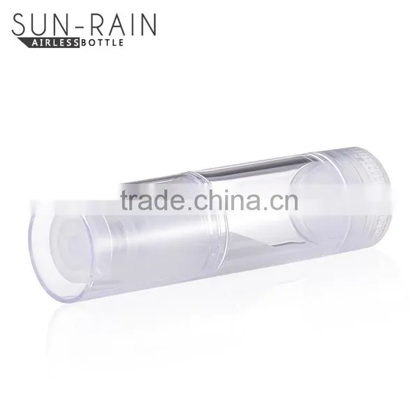 Professional Spring Outside Empty Silver Cosmetic Plastic Airless Bottle 50ml photo-4