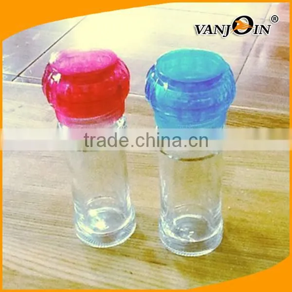 100ml Portable Manual Plastic Cooking Salt and Pepper Mill With Adjustable Coarseness photo-3