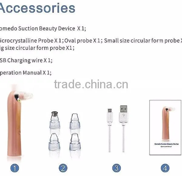 2017 Professional Skin Peeling Home Use Beauty Device Vacuum Blackhead Remover photo-4