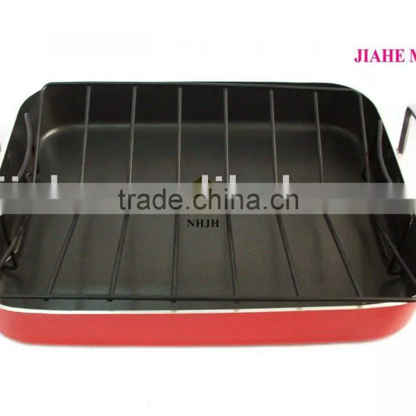 Aluminum Non-stick Turkey Roaster Pan photo-5