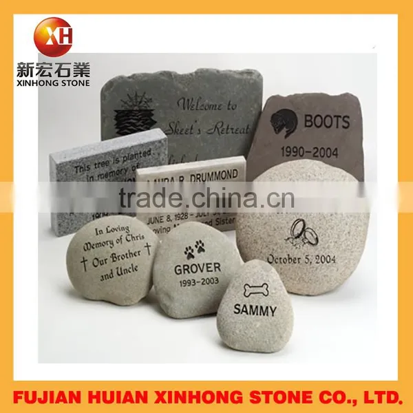 Granite Animal Heart Tombstone With New Design photo-4