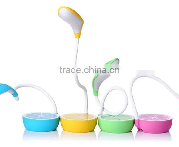 CT-746 Lemon Lamp LED Eye Protection Desk Lamp Foldable Study Lamp USB Rechargeable Lamps Night Lamp photo-2