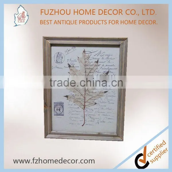 Classical Linen Printing Wall Wooden Picture Frame With High Quanlity photo-5