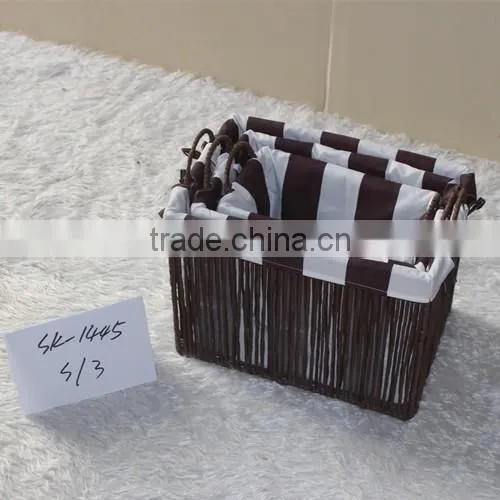 FSC Wholesale 100% Handmade Nature Bakery Wicker Bread Basket photo-4