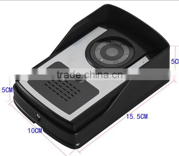 Smart Waterproof HD WiFi Wireless Intercom Doorbell, IP55 Visual Home Security Wireless Doorbell For Wholesale photo-3