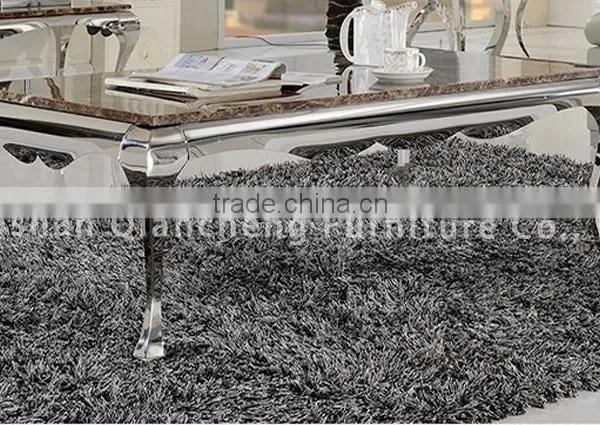 Mable Top Silver Coffee Table Tea Table Set photo-3