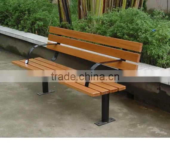 Patio Bench In Teak,Wood Slat Back Bench photo-3