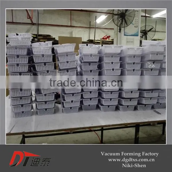 Customized White PVC Thermoformed Hole Tray photo-6