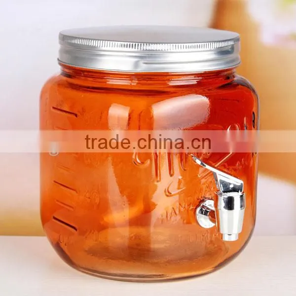 2.5L Portable Spray Colors Glass Beverage Dispenser photo-6