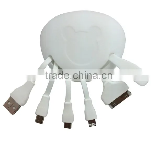 Custom Printed 4 in 1 Multiple Use USB Charging Cable for Data/syn Compatible With Ipad/iphone 4/6/5s/Samsung/Mp4 photo-4