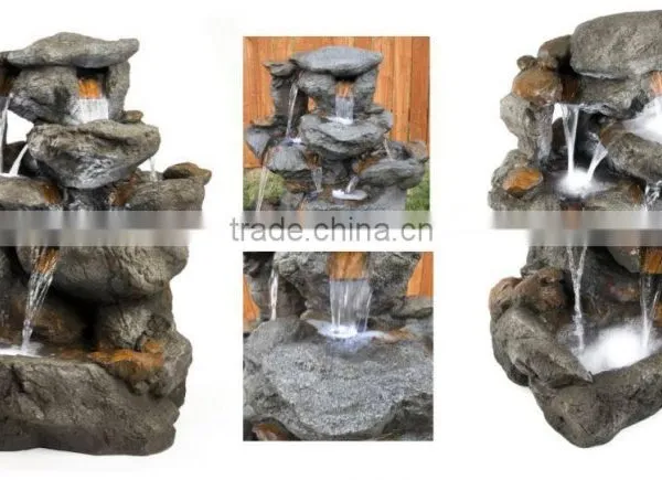 Granite Rock Waterfall Fountain (YX-F08) photo-3