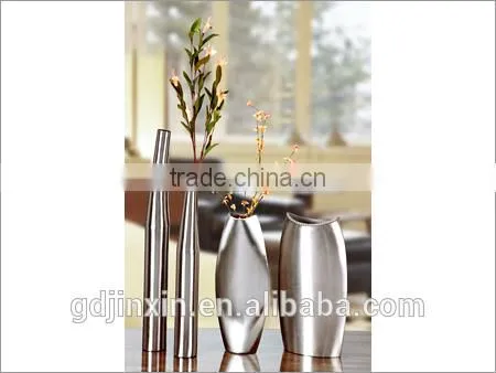 JINXIN Home Decoration Beautiful Flower Vase Modern Stainless Steel Vase photo-4