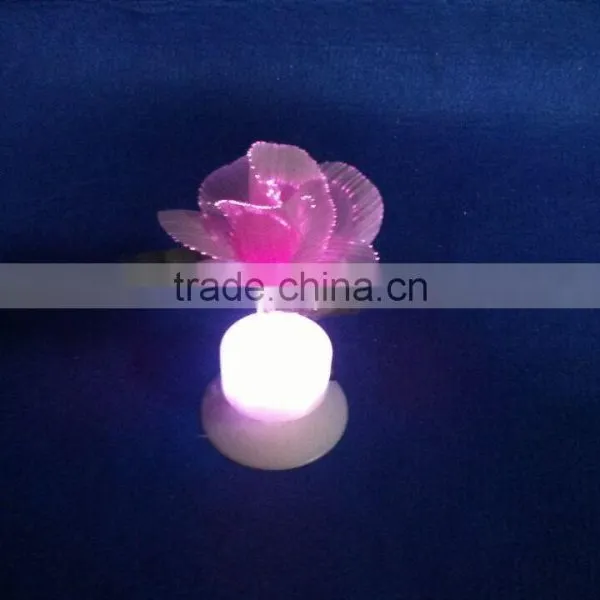 Handmade 7colors LED Fiber Optic Artificial Flower Wedding Decoration photo-5