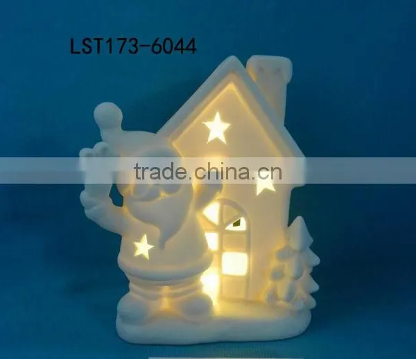 Hot Sell Home Ornament Ceramic Christmas House photo-2