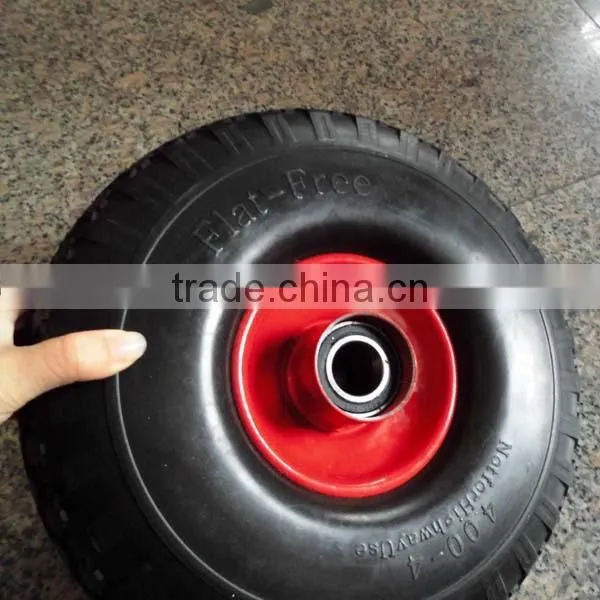 Flat Free Tire 4.00-4/pu Wheel photo-6