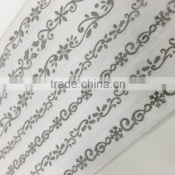 Epoxy Ribbon Sticker, Classical Epoxy Ribbon Sticker, Grace Foil Sticker photo-4