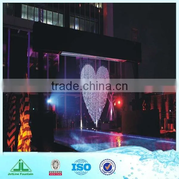 Glass Water Wall Fountain, With Digital Logo or Light, Digital Water Fountain photo-5
