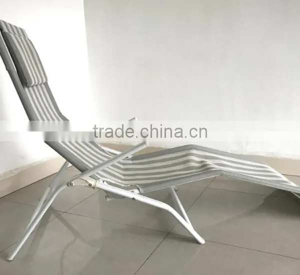 Special Steel Oval Tube Folding Beach Chair Sunbed photo-3