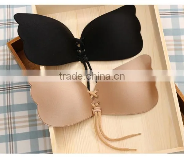 Sexy Push Up Self Adhesive Invisible Silicone Magic Bra Strapless photo-3