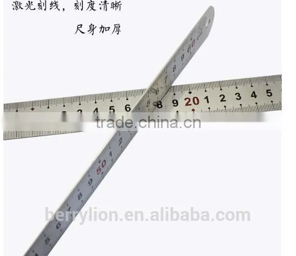 Berrylion Stainless Steel Ruler Thicken Straight Ruler 150-2000mm Straight Ruler photo-6