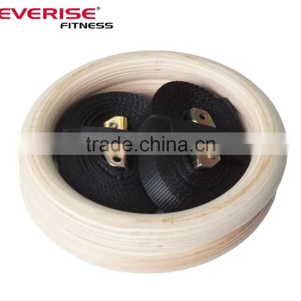 2017 Hot Sale Exercise Wood Gymnastic Ring photo-5
