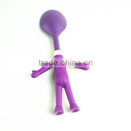 32094 Figure Shape Kitchen Tools Short Spoon Nylon And Silicone Material photo-4
