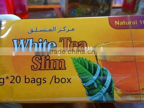 OEM Private Label Service White Slimming Tea White Tea Blends for Fat Burner and Loose Weight