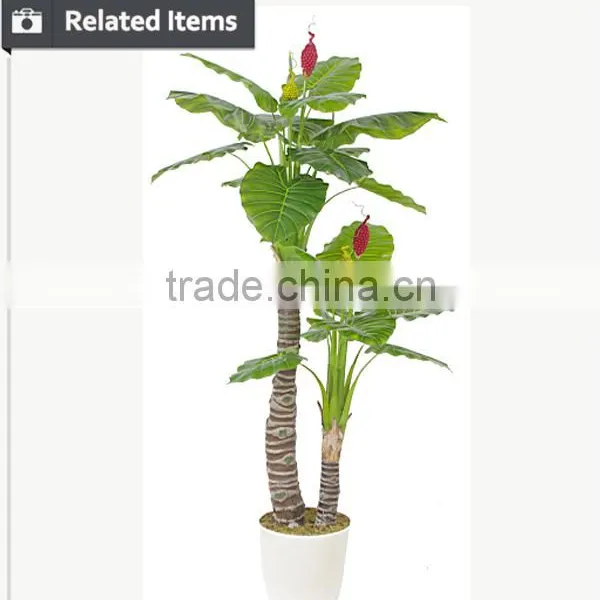 Artificial Decorative Banana Tree Ficus Tree Branch Live Bonsai Tree for Home and Office Decoration photo-5