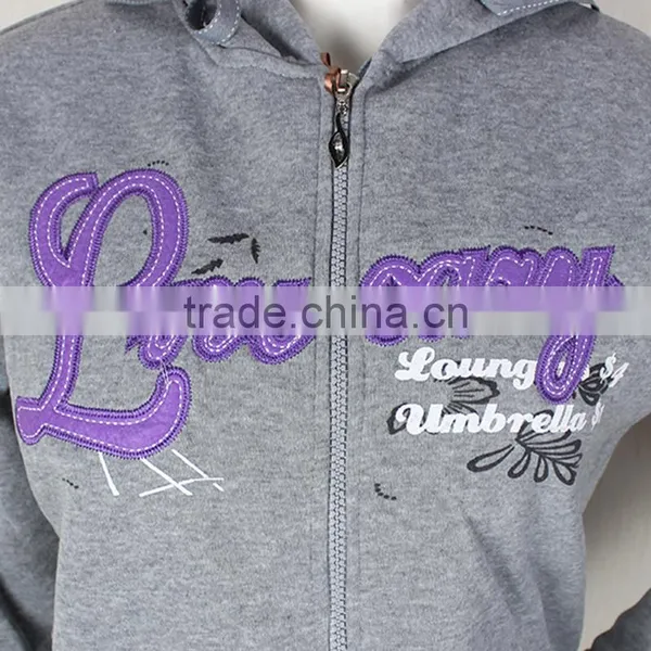 New Design Women Custom Casual Sports Wear Custom Embroidered Trakcsuit photo-4